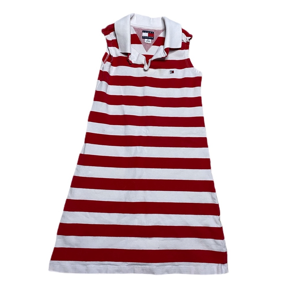 Tommy Hilfiger Kids Dress Red/White Stripes